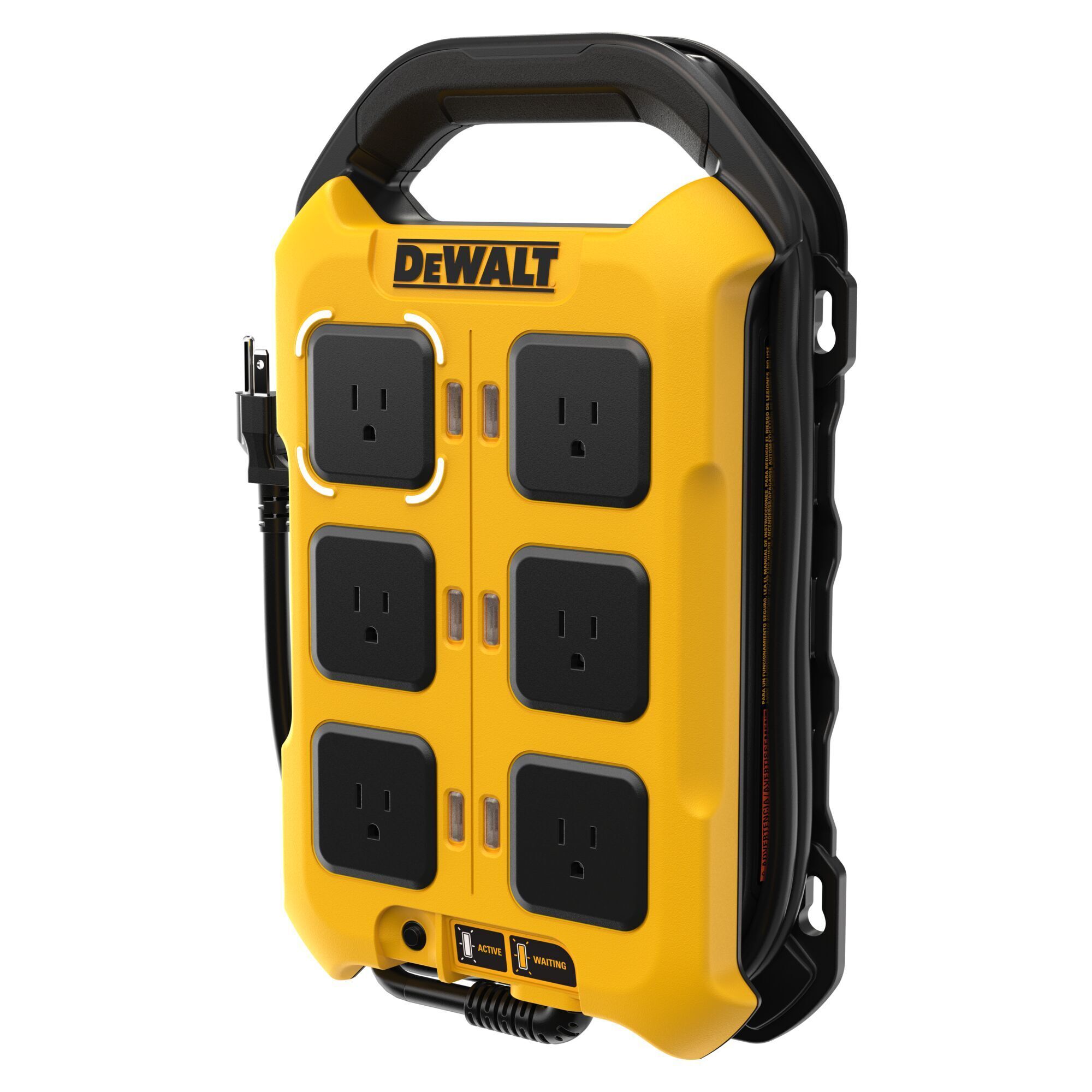 DEWALT 15 Amp Power Controller, 6 Outlets, Model# DCBPC1615